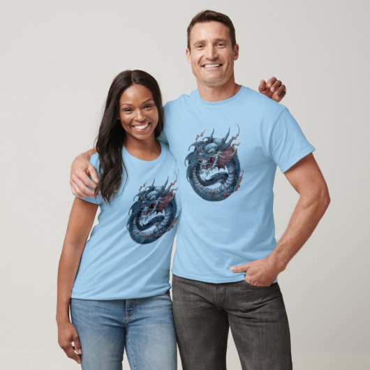 T-shirt Tee-shirt dragon mixte (Unisexe)