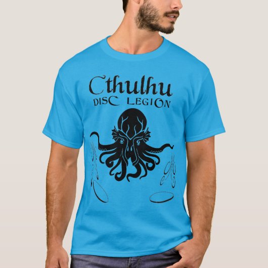 T-shirt tee-shirt du lecteur de disque octopus (Devant)