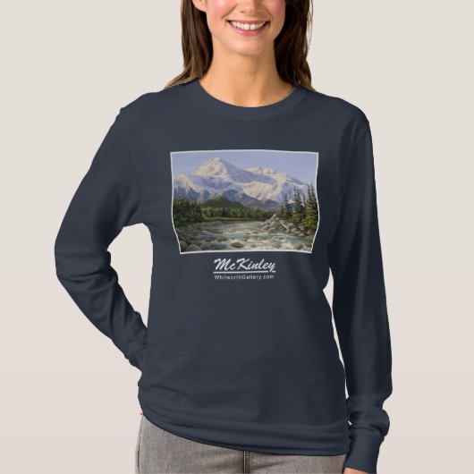 T-shirt Tee - shirt du mont McKinley - paysage d'Alaskan (Devant)