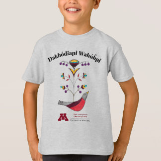 T-shirt Tee-shirt du nid de langue dakota pour enfant