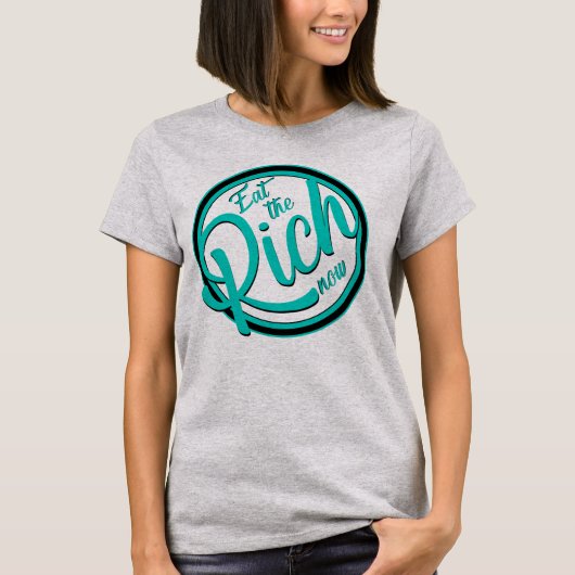 T-shirt Tee-shirt „Eat Rich the now « WilleSeries (Devant)
