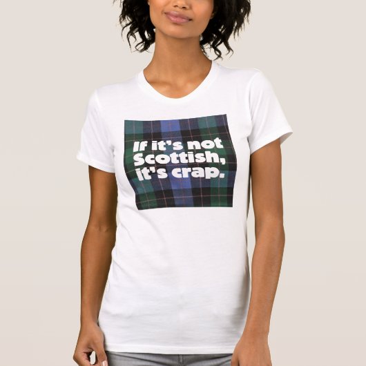 T-shirt Tee - shirt écossais (Devant)