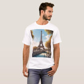 T-shirt tee-shirt eiffle 429 (Devant entier)