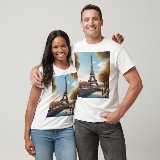 T-shirt tee-shirt eiffle 429 (Unisexe)