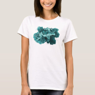 T-shirt Tee-shirt élégant avec art abstrait sarcelle STATE