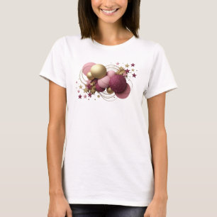 T-shirt Tee-shirt élégant avec déclaration d'art abstrait
