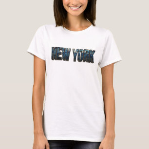 T-shirt Tee-shirt élégant Navy NEW YORK