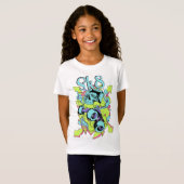 T-Shirt Tee shirt enfant fille Skateparc (Devant entier)