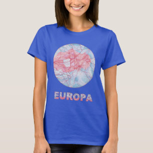 T-shirt Tee - shirt et habillement d'art de lune de