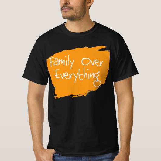 T-shirt Tee-shirt Famille Avant Tout (Devant)
