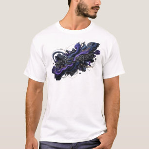 T-shirt Tee-shirt FOCUSED Navy Edgy