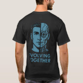 T-shirt Tee-shirt futuriste Évolution Ensemble (Dos)