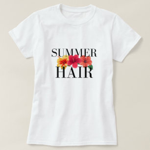 T-shirt Tee-shirt graphique à fleurs hawaïennes pour cheve