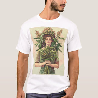 T-shirt Tee-shirt graphique Plant Mom inspiré des années p