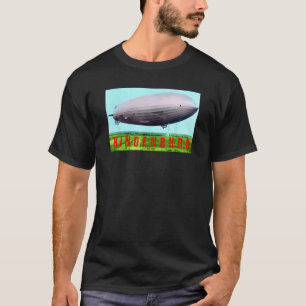 T-shirt Tee-shirt Hindenburg Zeppelin dirigeable vintage