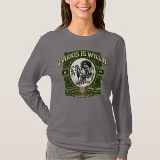 T-shirt Tee-shirt littéraire vert émeraude 'Barkis est prê