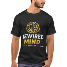 Tee-shirt Logo Rewired Mind — Confiance & Mentalit