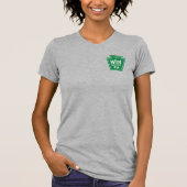 T-shirt tee-shirt logo WIN pour femmes avec code QR (Devant)