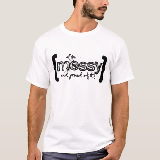 T-shirt tee - shirt malpropre (Devant)