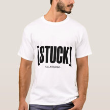 Tee-shirt minimaliste affirmation coincé