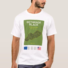 Tee-shirt Minimaliste Bethpage Black Ryder Cup Lin