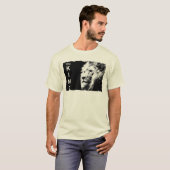 T-shirt Tee - shirt moderne Lion face Modèle (Devant entier)