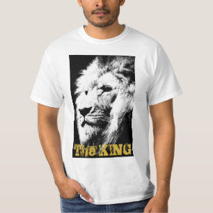 T-shirt Tee - shirt moderne Modèle Lion visage animal