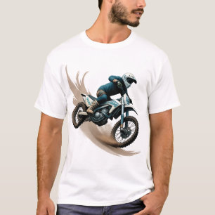 T-shirt Tee-shirt Motocross Extrême Ressentez le Frisson