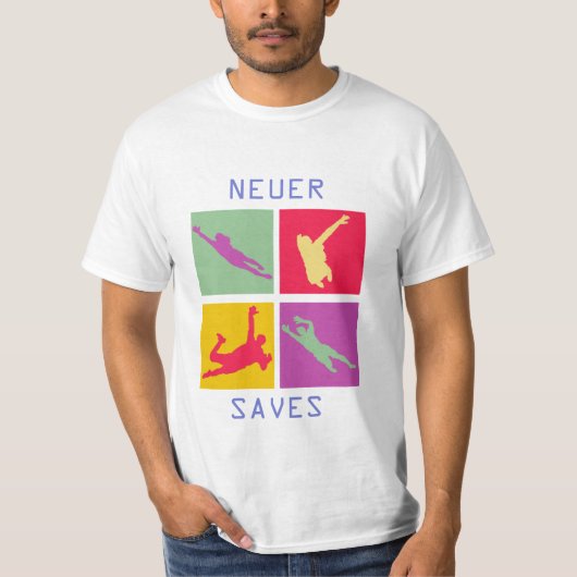 T-shirt Tee - shirt Neuer Saves (Devant)