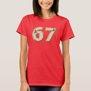 T-shirt Tee-shirt Noël 67 Drôle Génération Z Mème Six Sept