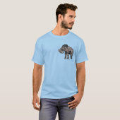T-shirt Tee-shirt nonchalant Jumbo (Bleu) (Devant entier)
