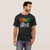 T-shirt Tee-shirt One Love ❤️🌍 (Devant entier)