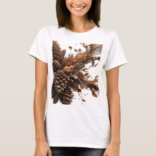T-shirt Tee-shirt personnalisé ABSTRACT ART Argent Classiq