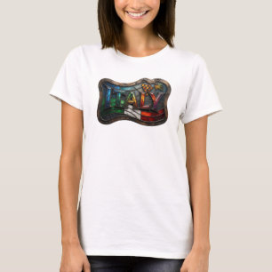 T-shirt Tee-shirt personnalisé Cool Silver ITALY