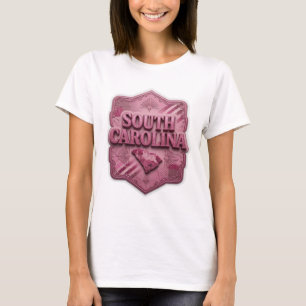 T-shirt Tee-shirt personnalisé Crisp Rose Caroline du Sud