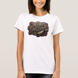 T-shirt Tee-shirt personnalisé pour dégustation de vin ros