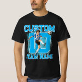 T-shirt Tee-shirt personnalisé pour joueur de football, nu (Devant)