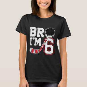 T-shirt Tee-shirt pour enfants de six ans joueur de hockey