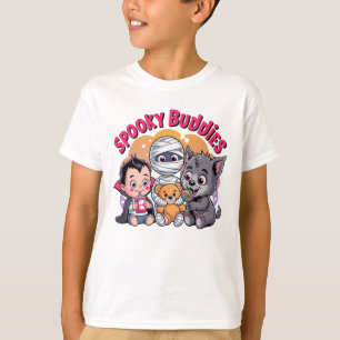 T-shirt Tee-shirt pour enfants Spooky Buddies Halloween"