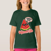 T-shirt Tee-shirt pour filles Pastèque Mode Été (Devant)