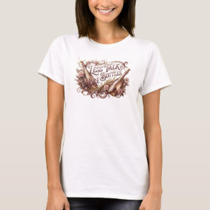 T-shirt Tee-shirt rose classique LESS TALK MORE BOTTLES
