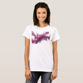 T-shirt Tee-shirt rose vif PINK FOCUS Statement (Devant entier)