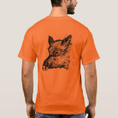 T-shirt tee-shirt sanglier (Dos)