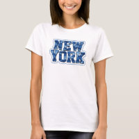 Tee-shirt Sharp Blue NEW YORK Statement