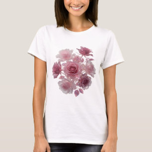 T-shirt Tee-shirt Snappy Silver GLAMOROUS ROSES