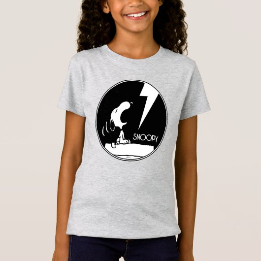 T-Shirt Tee - shirt | Snoopy Howling (Devant)