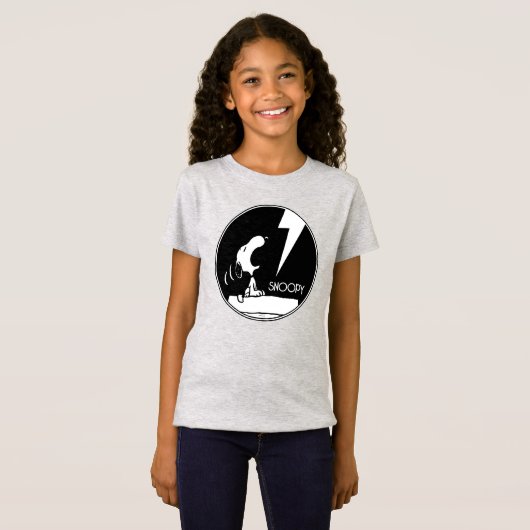 T-Shirt Tee - shirt | Snoopy Howling (Devant entier)