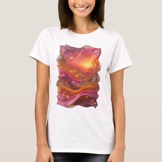 T-shirt Tee-shirt Statement Argent ART ABSTRAIT Statement (Devant)