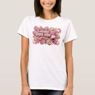 T-shirt Tee-shirt Stylish Rose LIVE LAUGH DRINK WINE