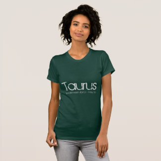 T-shirt Tee-shirt Taurus En Vert Émeraude